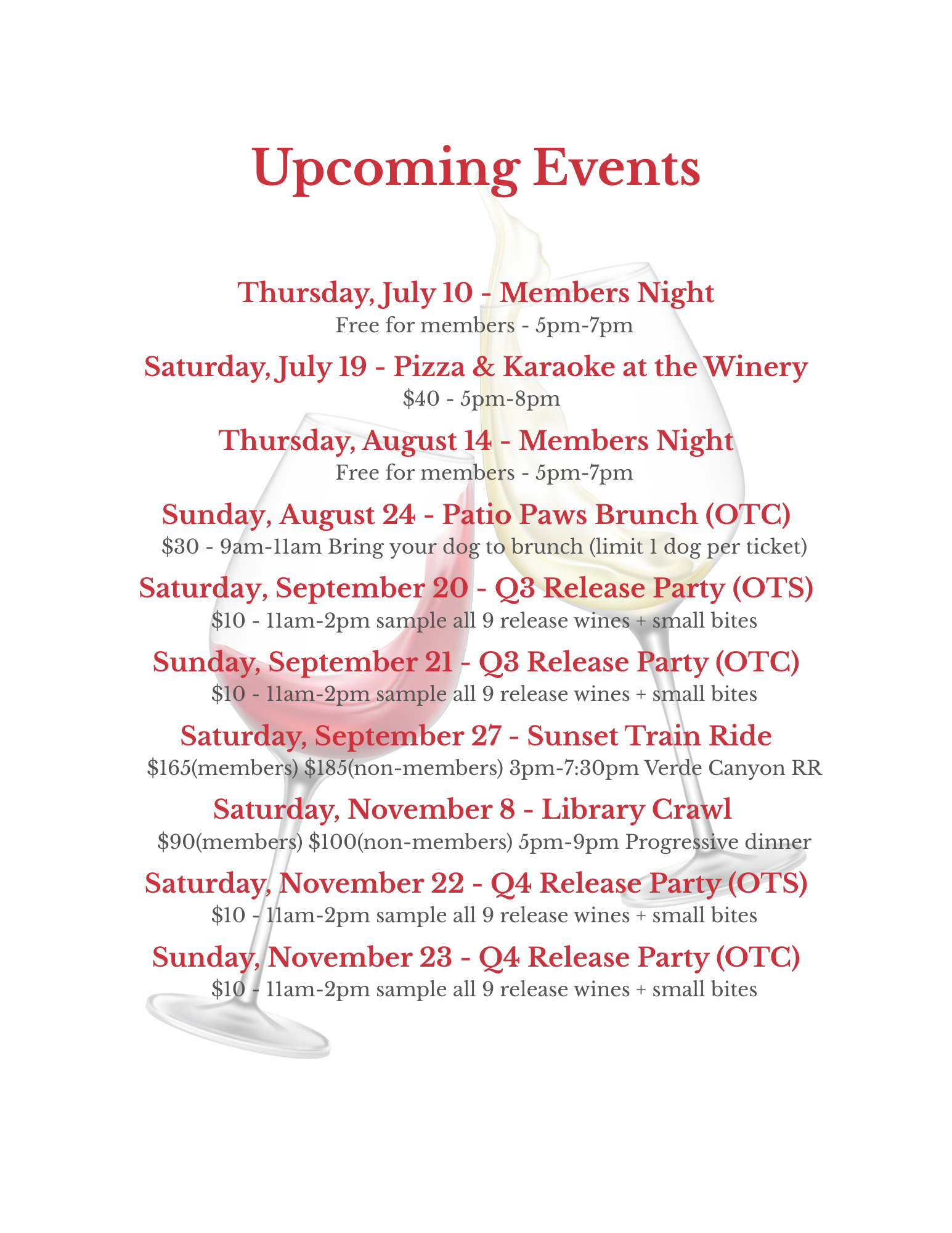 Upcoming Events (7)